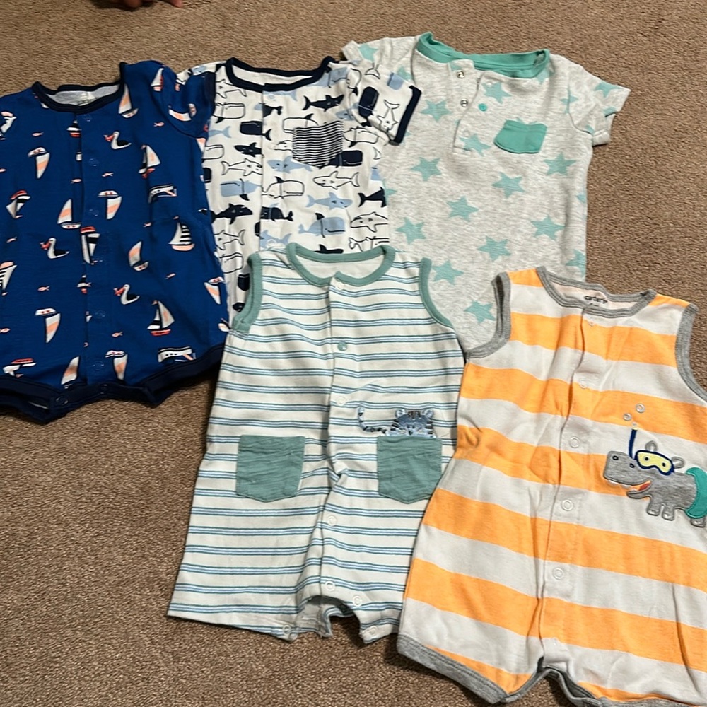 3-6month short sleeve/sleeves shorties